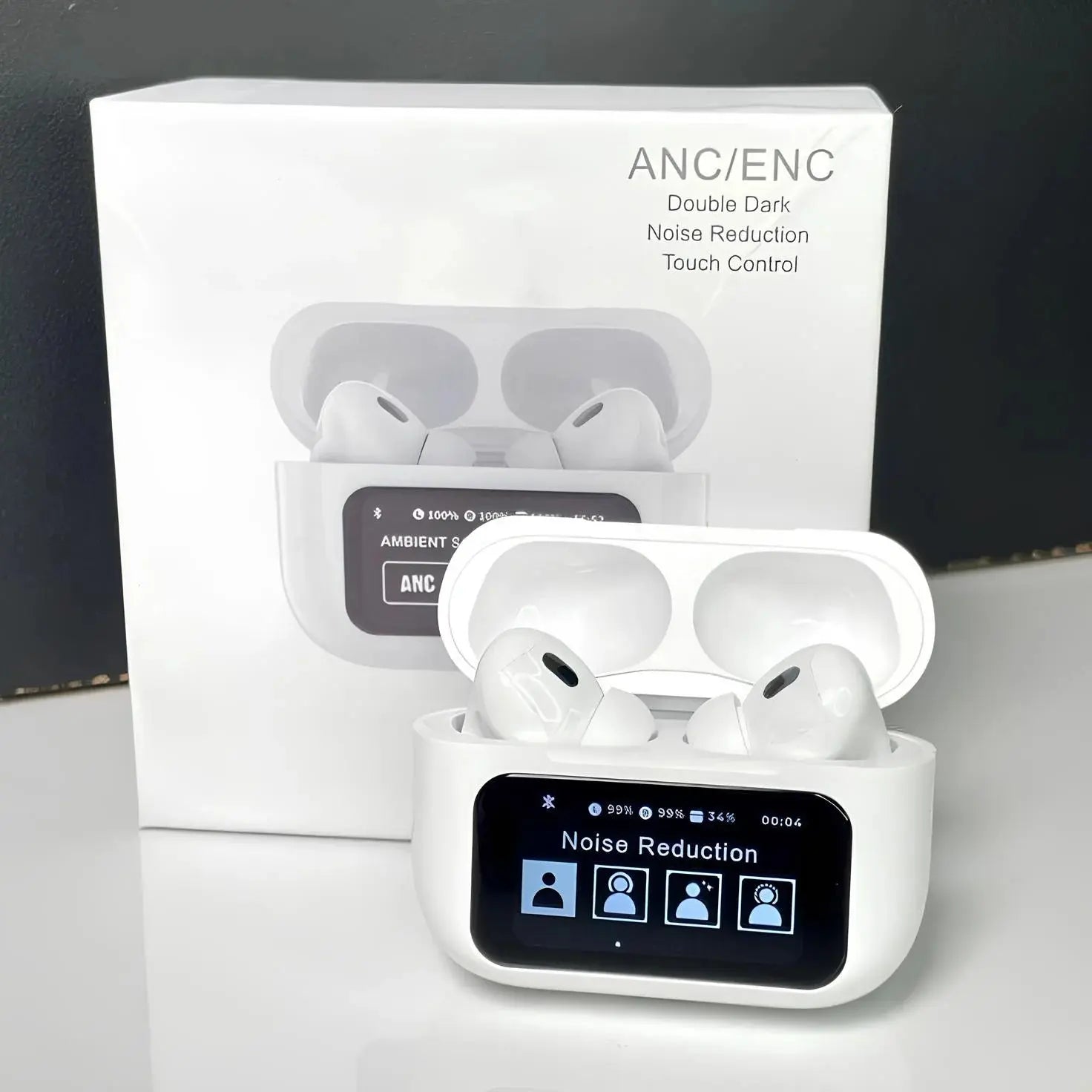 A9 Pro Airpods LED ANC – Smart Display & Noise Cancellation